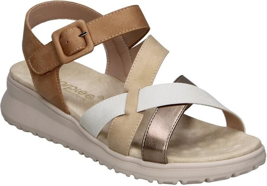 Amarpies Sandalen met sleehak 115836