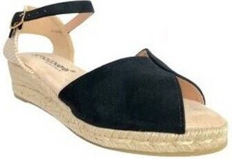 Amarpies Espadrilles Sandalia señora 28503 acx negro