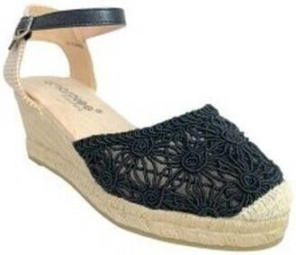 Amarpies Espadrilles Zapato señora 28500 acx negro