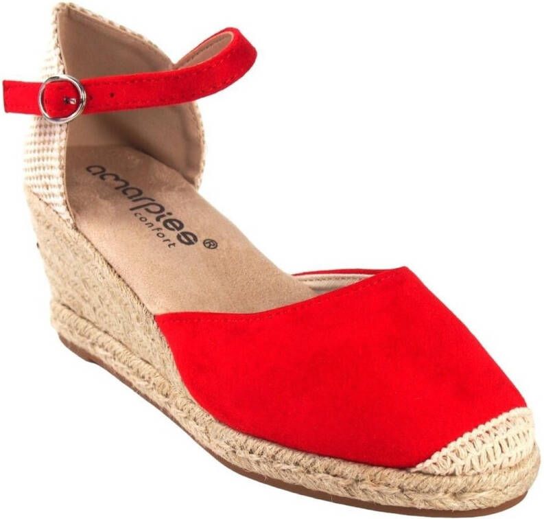 Amarpies Sportschoenen Zapato señora 26484 acx rojo