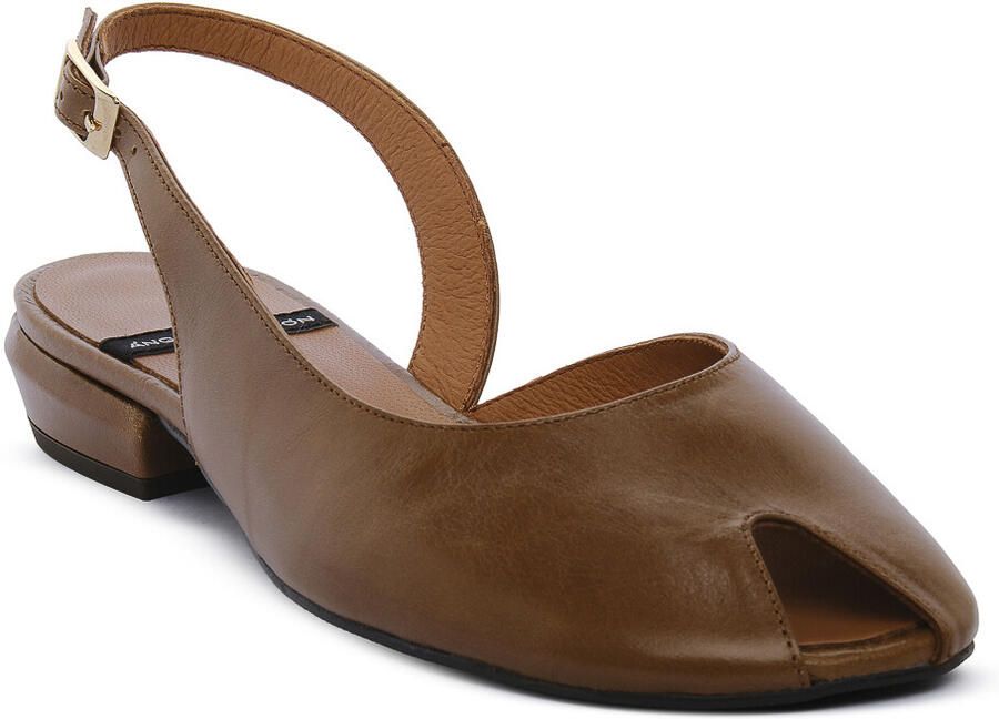 Angel Alarcon Platte sandalen GRETA PALISANDRO