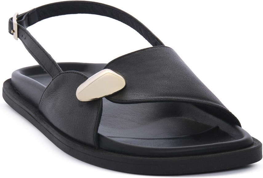 Angel Alarcon Platte sandalen NERO NEXT