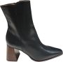 Angel Alarcon Leren enkellaarzen met 9cm hak Black Dames - Thumbnail 2