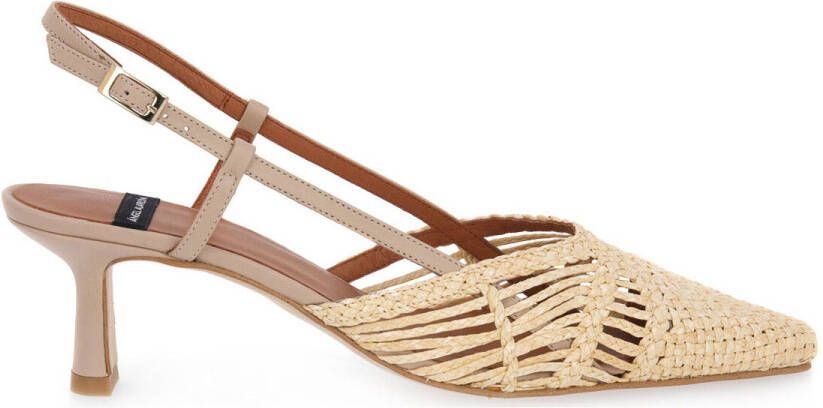 Angel Alarcon Pumps RAFIA NATURTAL