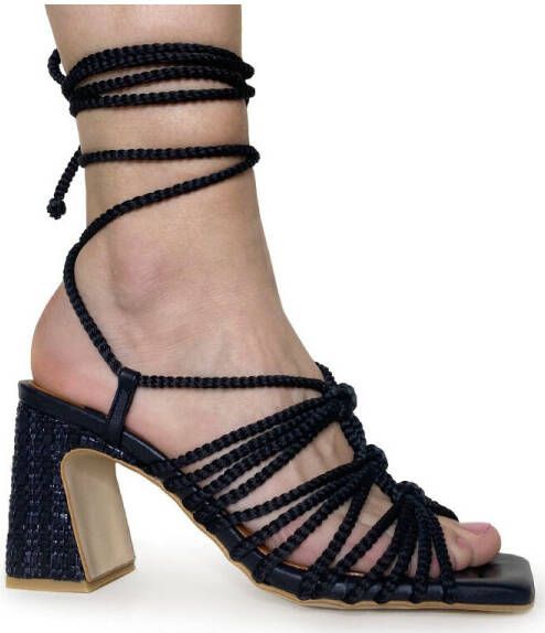 Angel Alarcon Sandalen TRENZ NEGRO