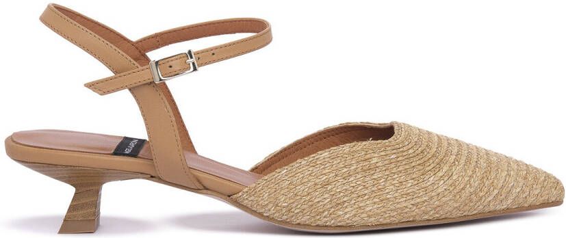Angel Alarcon Pumps TRENZADO NATURAL