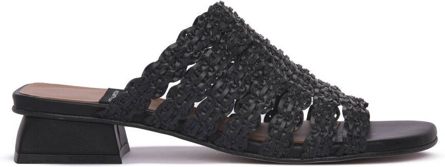 Angel Alarcon Sandalen TRENZADO NEGRO