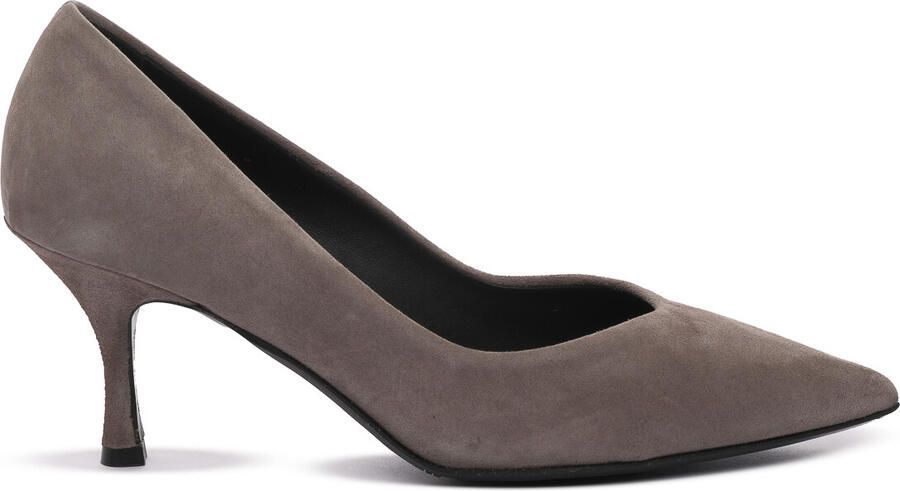 Angelina Folies Pumps FANGO CAMOSCIO