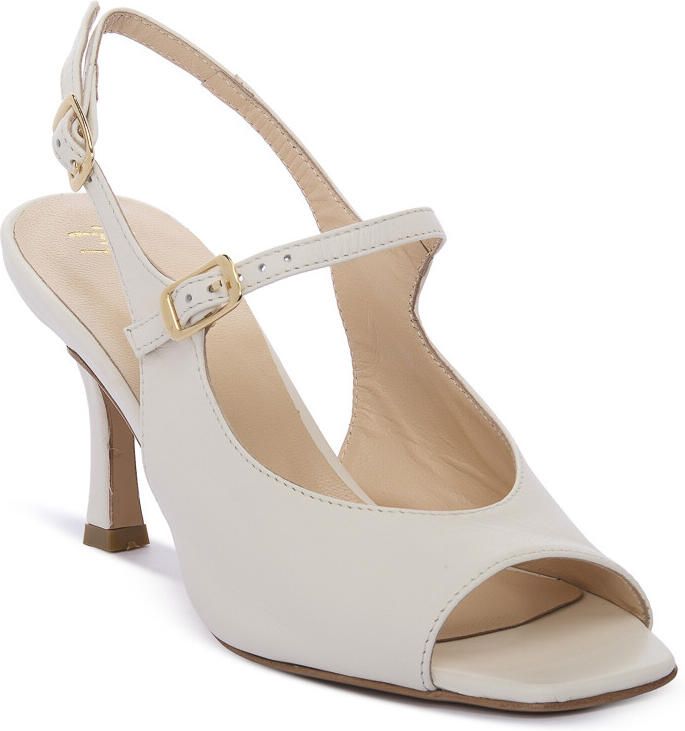 Angelina Folies Sandalen met hakken WHITE NIZZA