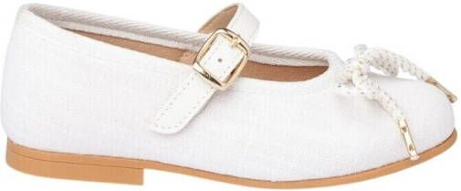 Angelitos Ballerina's 1557 BAILARINA LINO HEBILLA Blanco