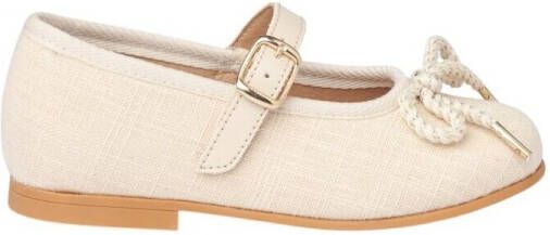 Angelitos Ballerina's 1557 BAILARINA LINO HEBILLA Beige