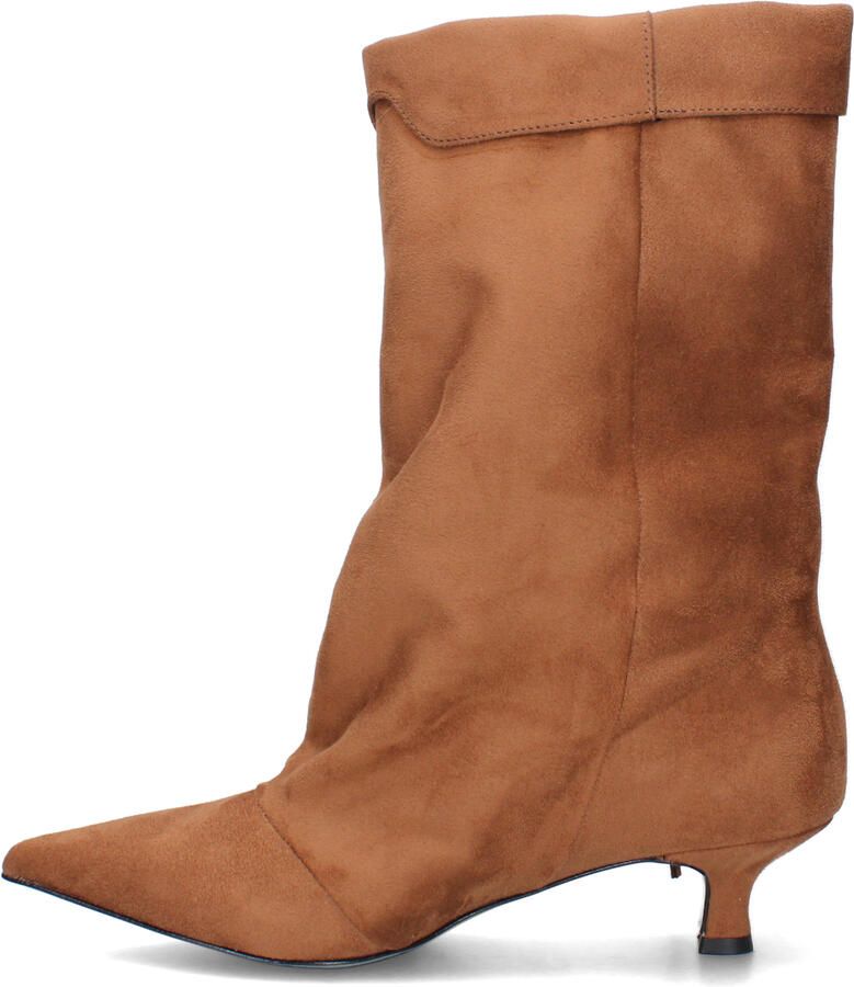 Nerogiardini Leren Enkellaarsjes met Ritssluiting voor Dames Beige Dames - Foto 3