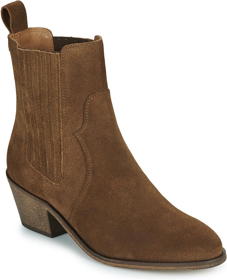 Anthology Paris Sofia suede leather boots