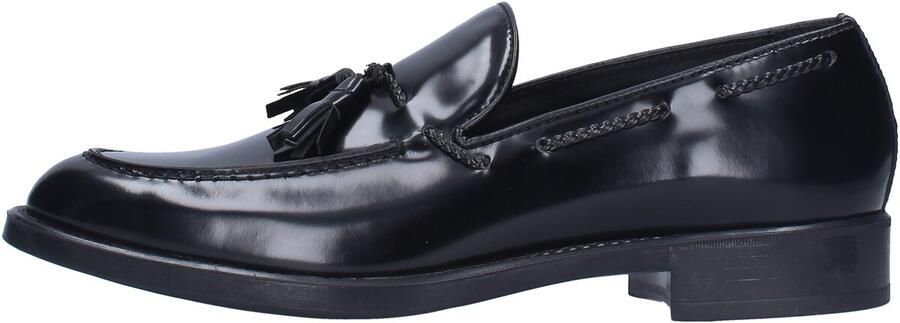 Antica Cuoieria Handgemaakte Toscane Loafers Black Heren - Foto 2