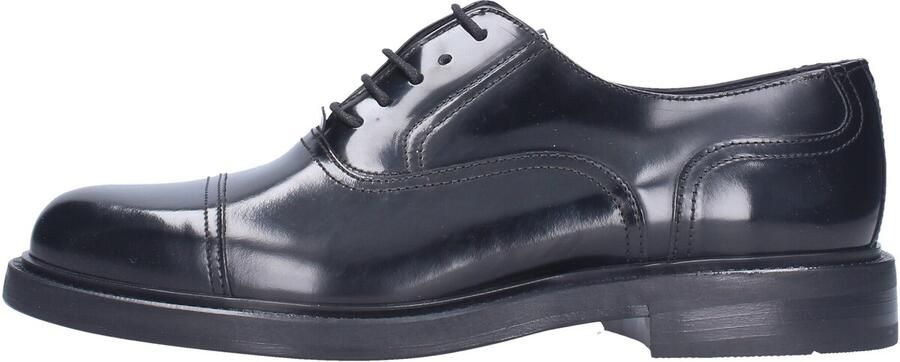 Antica Cuoieria Handgemaakte Derby Schoenen voor Mannen en Vrouwen Black Heren