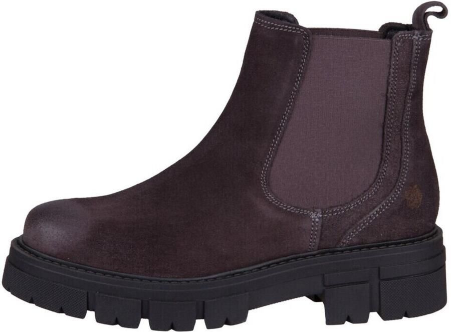 Apple of Eden Chelsea boots 'CALIFORNIA' chocoladebruin
