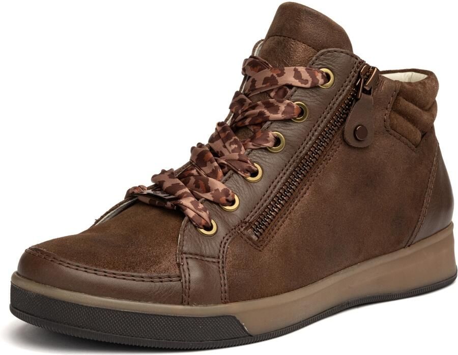 Ara 1214499 OM-ST-HIGH-SOFT Hoge sneakers Veterboots Dames veterschoenen Dames sneakersHalf-hoge schoenen Bruin - Foto 8