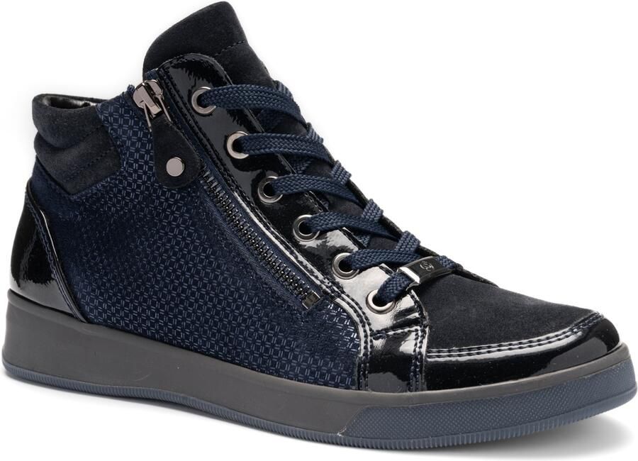 Ara 1244499 Volwassenen Veterlaarzen Hoge sneakers Dames veterschoenenHalf-hoge schoenen Zwart - Foto 5
