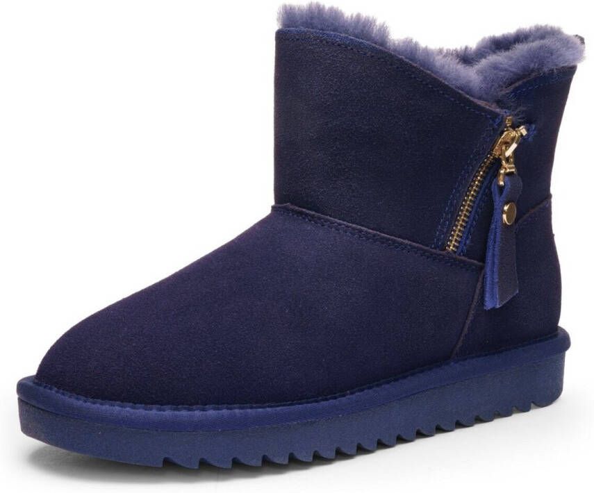 Ara Winterlaarzen ALASKA Short Zip Laarzen van echt lamsvel met ritssluiting G-wijdte (wijd)