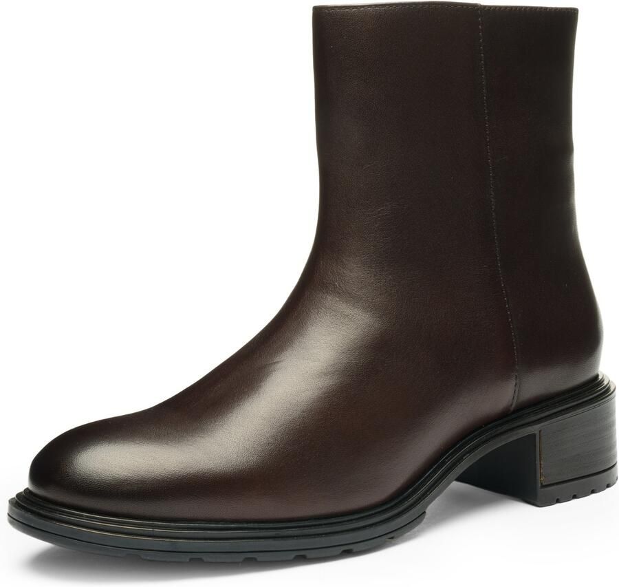Ara -art 12 26108 03-Parker- bruin-leer-enkellaars-dames-rits - Foto 2