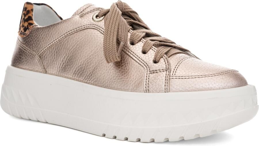 ARA Sneakers laag beige cognac zwart - Foto 4