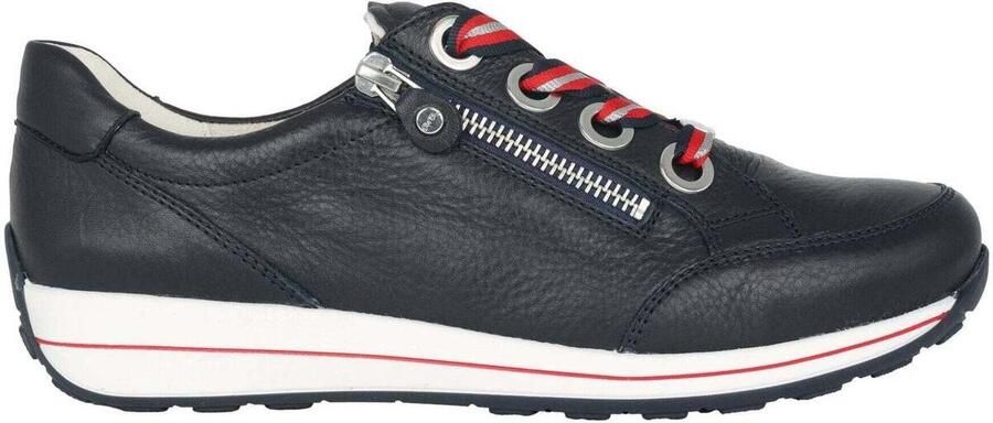 Ara Blauwe Wijde Pasvorm Dames Sneaker