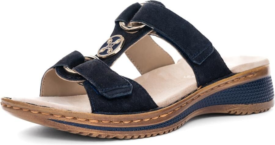 Ara Slippers Hawaï sleehak zomerschoen pantoffels met klittenband