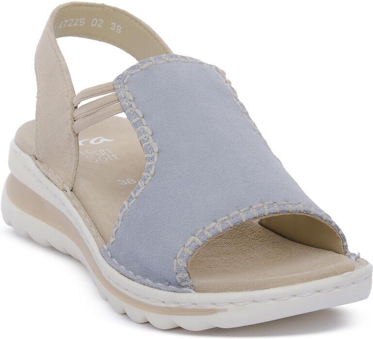 Ara Sandalen met sleehak CERVO CALF CIELO