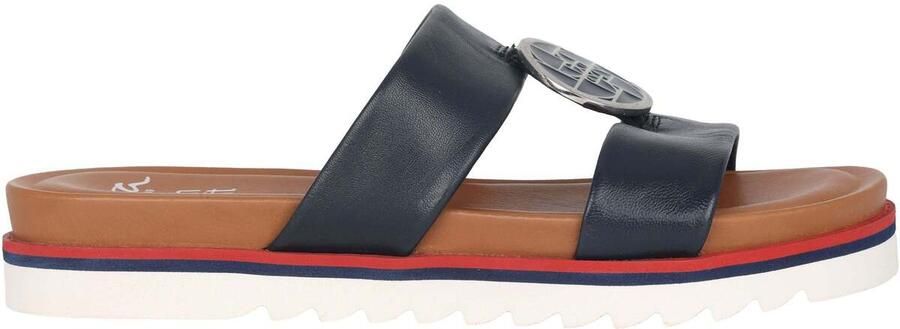 Ara Blauwe Slide Sandaal Lichtgewicht Comfort