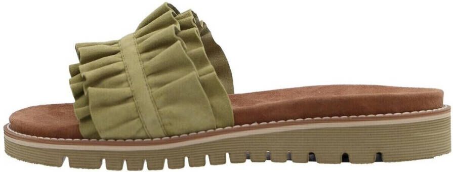 Ara Slippers KENT slides flats sandaal met geplooide bandage