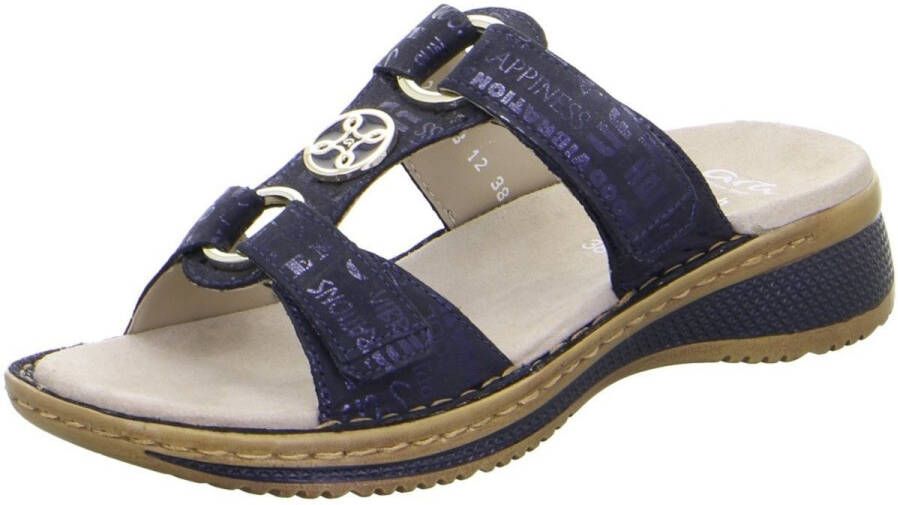 Ara Slippers Hawaï wedge heel summer shoe slippers with velcro