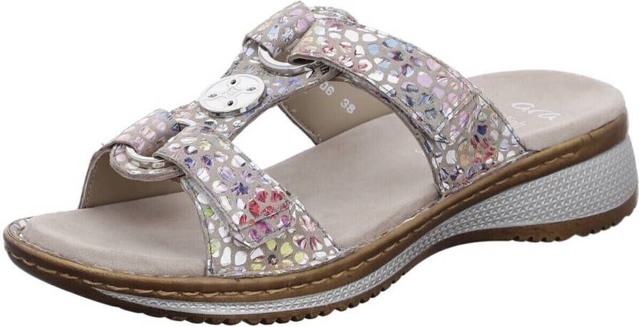 Ara Slippers Hawaï sleehak zomerschoen pantoffels met klittenband