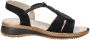 Ara 12-29008-01 Black G-Wijdte Sandalen - Thumbnail 3
