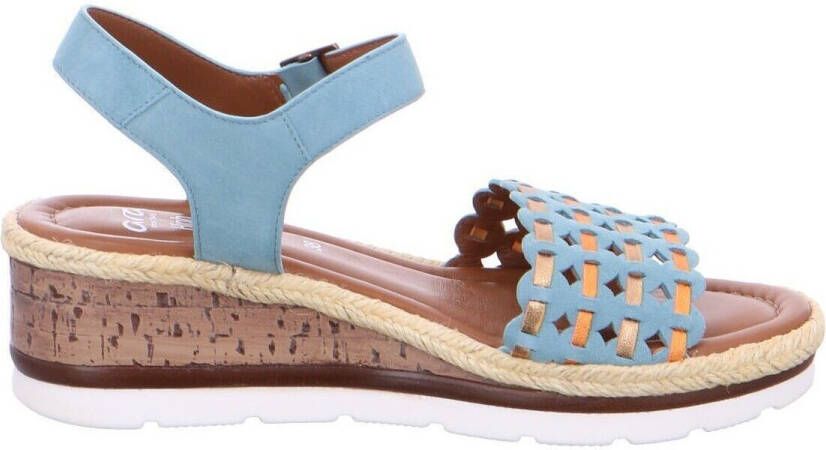 Ara Mintgroene Sleehaksandaal met Gevlochten Lint Blue Dames - Foto 2