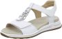 Ara 1234826~~~~~~~~~~~~~~~~~~~~~~~ Platte sandalenDames Sandalen Wit beige - Thumbnail 3