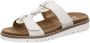 Ara Wit leren zomerslipper met uniek detail White Dames - Thumbnail 4