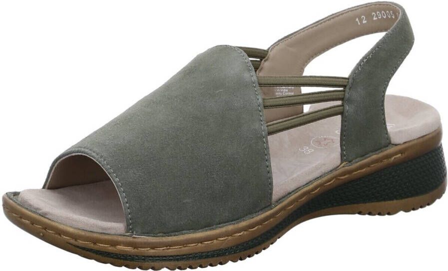 Ara Sandalen Hawaï zomerschoen sandaal sleehak met stretch-banden g-breedte