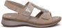 Ara 1229002~~~~~~~~~~~~~~~~~~~~~~~ Platte sandalenDames Sandalen Wit beige - Thumbnail 3