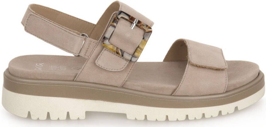 Ara Sandalen met bandjes voor dames in zand - Foto 3