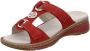 Ara Slippers Hawaï sleehak zomerschoen pantoffels met klittenband - Thumbnail 3