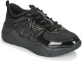 Armani Exchange Zwarte Sneakers voor een Stijlvolle Look - Zwart