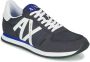 Armani Exchange Zwarte en witte hardloopschoenen Xux017 Xcc68 K489 Black Heren - Thumbnail 4