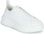Armani Exchange Witte Sneakers voor Dames met Rubberen Zool Wit Dames - Thumbnail 2