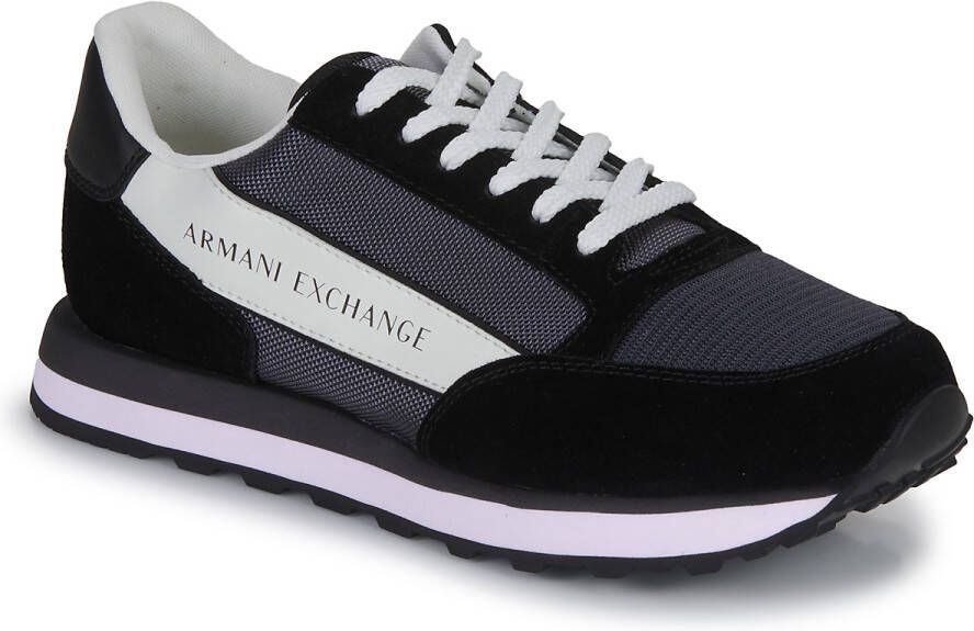Armani Exchange Sneakers met labelprint model 'ENGLISH' - Foto 9