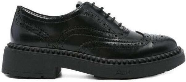Ash Zwarte Veterschoenen met Brogue Enkel Laarzen Black Dames - Foto 2
