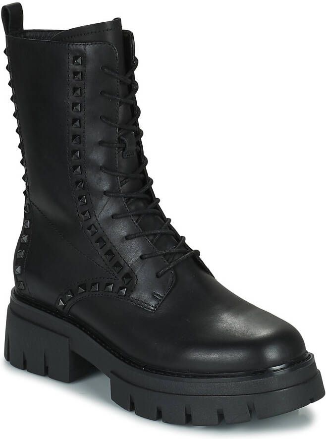 Ash Liam Studs Combat Boots Zwart Dames