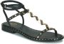 Ash Studded Leren Sandalen Black Dames - Thumbnail 2