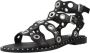 Ash Sandalen Black Leather Pop Up Sandals in zwart - Thumbnail 1