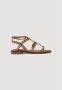 Ash Studded Bruine Leren Sandalen Brown Dames - Thumbnail 3