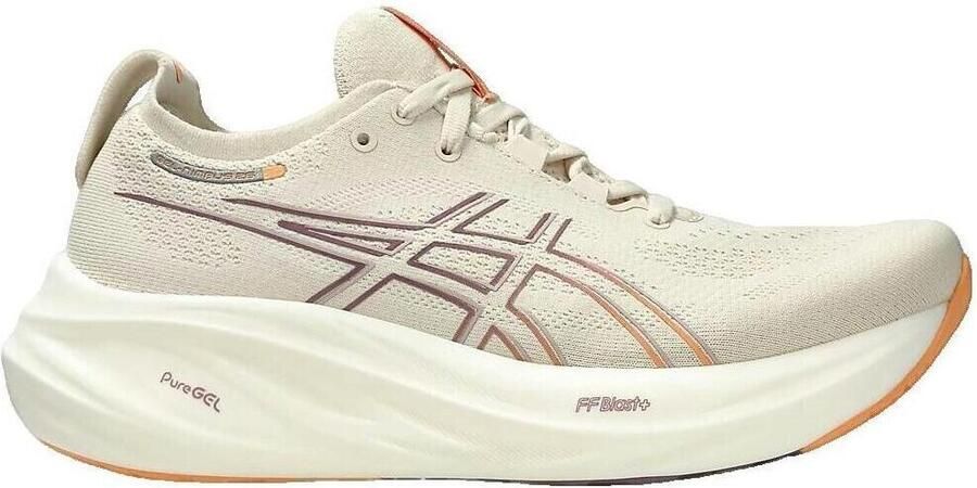 ASICS Women's Gel-Nimbus 26 Hardloopschoenen beige - Foto 2